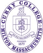 A purple seal with the words norton curry college in it.